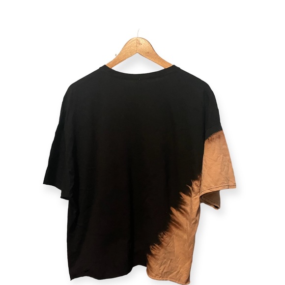 Aerosmith Crop Top Cropped T Shirt Tie Dye Band Tee Logo Grunge Womens 2X - Picture 2 of 3